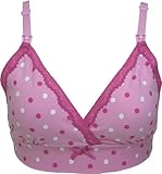 マミールナ ポルカドットハーフトップ L ピンク ベア天竺 #71064