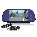 Car Reversing Set with Parking Sensors,Rearview camera and rearview Mirror [並行輸入品]