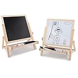 Goodgoods ホワイトボード 黒板 子ども 両面 組立式 教材 021-lzgy-d2347(30.31.5*42cm 約1200g )