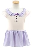 ベビー ワンピース カバーオール ロンパース 【20563006】90cm 淡ピンク×ラベンダー