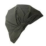 Lovoski 1-6歳　ベビー　幼児　コットン　蝶結び　ウサギの耳　帽子　キャップ　ヘアバンド　ターバン　全6色 - ブラック