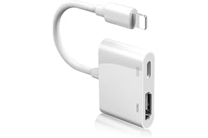 【2024年 MFi認証】 iphone/iPad HDMI変換ケーブル 1080P ゲーム遅延なし 設定不要 iPhone15/14/13/12/11/X/8 など対応 TV映像転送 ライトニング HDMIアダプター