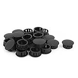 uxcell ロック穴プラグ　ホールプラグ　穴カバー SKT-20タイプ 20mmパネル穴径 スナップ 家具キャップ