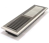 Accord APFRSNL414 Plastic Floor Register with Louvered Design, 4-Inch x 14-Inch(Duct Opening Measure