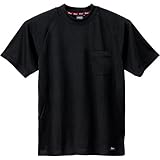 ジーベック ハイブリッド半袖Tシャツ 大きいサイズ 90/黒 6124 4L