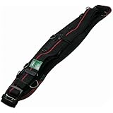 KH アルミ胴ベルト 黒/赤 エアー補助ベルト付 KR  HKR47413R [安全帯 落下防止 電気工事 高所での安全作業]