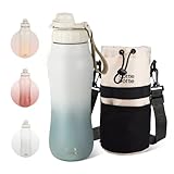 BOTTLE BOTTLE 水筒 750ml ストラップ付き ウォーターボトル 洗いやすい 持ちやすい 0.75L スポーツボトル 保温保冷