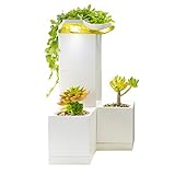 LeGrow LED プランター　ポット 屋内 ハーブデスク ガーデン、屋内 プランターキット オフィス＆ホーム 植物愛好家に理想的 デザイン