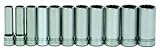 Williams WSSD-11RC 11-Piece 1/2-Inch Drive Deep 12 Point Socket Set by Williams