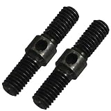 3x16mm ターンバックルシャフト(2本)スチール製〔ブラック] [イーグル模型] [#TB316ST]