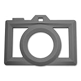 Little Standout Silicone Camera Teething Toy - Gray by Little Standout LLC