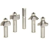 Eagle America 102-0800 5pc All-Purpose Router Bit Set 1/2-Inch Shank by Eagle America