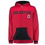 NCAA Boys Youth Polyコントラスト裏地フード S レッド