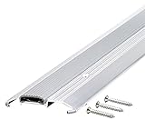 M-D Building Products 8102 3-3/4-by-3/4-by-36-Inch Deluxe Low Threshold with Vinyl Seal, Aluminum [並