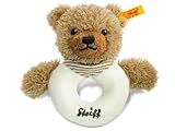 Steiff Grip Toy (シュタイフ グリップ トイ)　"おやすみクマちやん ホワイト ラトル"【並行輸入品】