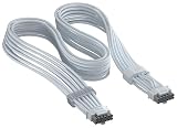 CORSAIR ThermalProtect PCIe 5.1 600W 12V-2x6 ケーブル — ホワイト CP-8920473