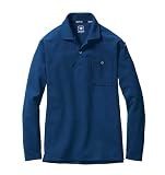 [バートル] BURTLE 長袖ポロシャツ(ユニセックス) 665 ストレッチ 消臭 M 3ネイビー