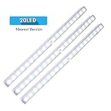 モーションセンサーライト、クローゼットcshidworld 3モードスイッチワイヤレスポータブル20led夜間照明バーPantyキャビネットランプ。。。 10