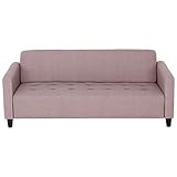 UNE BONNE(ウネボネ) 北欧 モダン 布製 2人掛け リクライニング　ふわふわオシャレ ファブリックソファ FABRIC_RED_BEAN