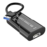 DIGITNOW オーディオビデオキャプチャカード 4k カムリンク HD1080P HDMI→USB 2.0 レコード VIA DSLR ビデオカメラ アクションカム コンピューターキャプチャデバイス ライブストリーミング 放送 ビデオ会議 教授 ゲーム用