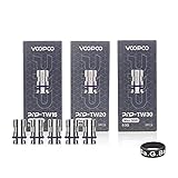 VOOPO PnP-TW15 TW20 TW30 DRAG H80S E60 標準コイル 交換コイル Ba.G.Baオリジナルバンド付き 電子タバコ VAPE (TW20（0.2Ω）)