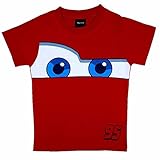 ディズニーピクサー 半袖Tシャツ 子供 カーズ トイストーリー モンスターインク コスパ fo-ht08 120 カーズ/赤