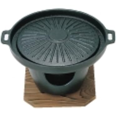 ジンギスカン鍋 7枚セット 業務用 パール金属 深型ジンギスカン鍋27cm スプラウト 鉄鋳物製