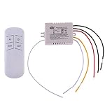 Prettygood7 コントロールスイッチ ワイヤレス 2 Ways ON/OFF 220V ランプ リモート レシーバ トランスミッション