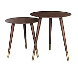 大川家具 関家具 サイドテーブル ソファーテーブル グリン２個セット