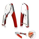 Rg59/rg6同軸プライヤーネットワークケーブルストリッパーワイヤークリンパステンレス鋼