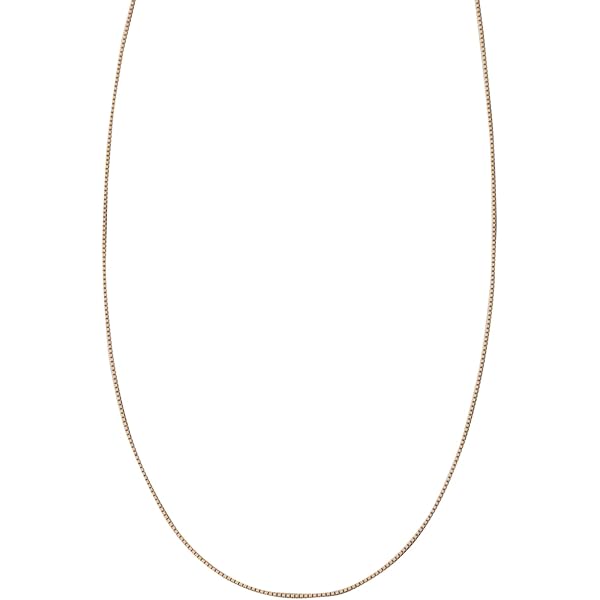 Amazon | [エテ] K18YG ミラーカットチェーン ネックレス 261052