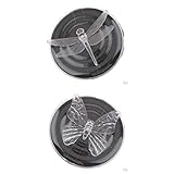 FLAMEER 7色変化　トンボと蝶の装飾　ソーラーLEDライト　防水　噴水　池　飾り　長持ち　２個