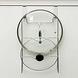 キャビネットドアフックパンポットカバーリッドラックスタンドストーブオーガナイザーキッチン収納ホルダーラックシェルフキッチンアクセサリー