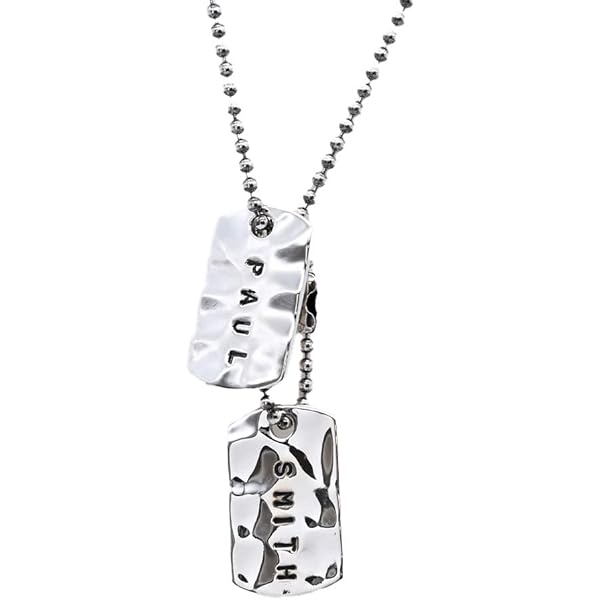 PaulSmithCollection 2チャームシルバーネックレス PaulSmithCollection 2チャームシルバーネックレス