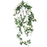 B Blesiya 緑　家庭　庭　結婚式　装飾　ぶら下げ　95cm　長い　人工植物　結婚式　パーティー　飾花