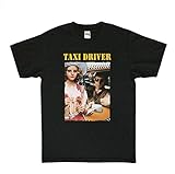 Taxi Driver Tシャツ タクシードライバー Robert De Niro 映画 Tシャツ 半袖 夏服 メンズ 綿 100％ 丸襟 通気性 薄い 快適 レディース T SHIRT コットン 人気 おしゃれ ファッション 男女兼用