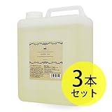 高精製ホホバオイル 3000ml×3本 (コック付) 高級サロン仕様 マッサージオイル キャリアオイル (フェイス/ボディ用) 業務用・大容量
