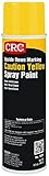 CRC Upside Down Marking Spray Paint, 17 oz Aerosol Can, Caution Yellow [並行輸入品]