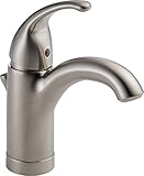 Peerless p188624lf-bn Apexシングルハンドル洗面所蛇口with Transitionalレバー、つや消しニッケル