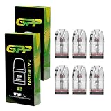 【2箱】ユーウェル GPP カートリッジ for 電子タバコ カリバーン G5/G5 LITE SE/G5 KOKO/ G4/G4 MINI/G3 Pro/G3 LITE/G3/GK3 TENET/GK3 ベイプ 正規品 ニコチンなしリキッドなし (0.4ohm (6pcs))