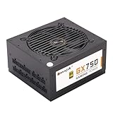 Hovxjzk 750W PC電源ユニット PCIE 5.0 対応 ATX 3.0 認証済 750W 80PLUS Gold認証 フルモジュラー ATX電源 ブラック