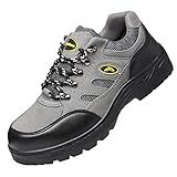 B Blesiya メンズワークブーツ　安全作業用ブーツ　耐摩耗性　衝撃吸収性　柔軟性　高品質　専用　全6サイズ - US 9.5