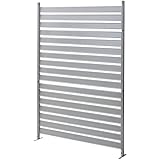 山善 ガーデンマスター アルミボーダーフェンス(幅120高さ180) グレー KABF-1218(GY)