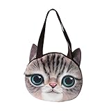 ショルダーバッグ レディース 2WAY バッグ 可愛い猫 ハンドバッグ ネコ 猫 トートバッグ 斜め掛け マザーズバッグ 通勤 鞄　動物 キャラクター 通学 大容量 学生 手提げ かわいい 小さめ 便