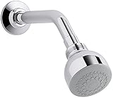 KOHLER K-11637-E-CP Coralais 2.0 GPM Single-Function Wall-Mount Showerhead, Polished Chrome [並行輸入品]