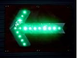LED矢印板　LEDシェブロン　緑1G