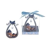 Lunaura Baby Keepsake - Set of 12 Boy Baby Sleeping Under Pacifier Favors - Blue by Lunaura