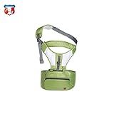 Kangaroobaby®多機能 ヒップシートキャリア ヒップシート ベビーキャリア 四色の Hipseat (Green B)