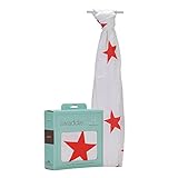 ADEN + ANAIS エイデンアンドアネイ スワドリングラップ ラディアントレッド 8901 おくるみ 赤ちゃん [並行輸入品]