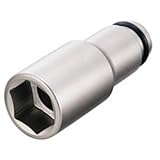トネ(TONE) インパクト用超ロングソケット HP4NV-32L100 差込角12.7mm(1/2") 二面幅32mm